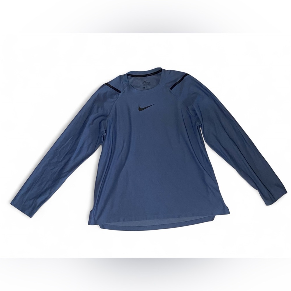 Nike Blue Long Sleeve Athletic Tee